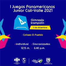 Gimnasia Trampol&iacute;n - I Juegos Panamericanos Junior Cali - Valle 2021