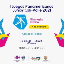 Gimnasia R&iacute;tmica Femenina - I Juegos Panamericanos Junior Cali - Valle 2021