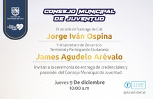 Posesi&oacute;n Consejo municipal de juventud