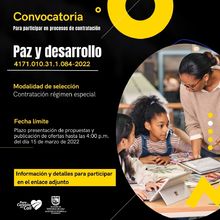 Convocatoria SDE