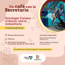 Un caf&eacute; con la Secretar&iacute;a