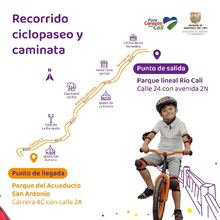 Recorrido ciclopaseo y camina San Antonio
