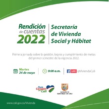 Primera Rendici&oacute;n de Cuentas de la Secretar&iacute;a de Vivienda Social y H&aacute;bitat 2022