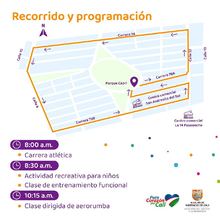 Recorrido y programa: Carrera atl&eacute;tica corre por Capri