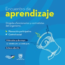 Jornada aprendizaje planeaci&oacute;n participativa 