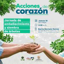 Jornada de embellecimiento y siembra de &aacute;rboles