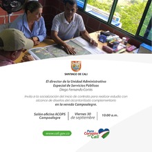 Socializaci&oacute;n del proyecto alcantarillado vereda Campoalegre