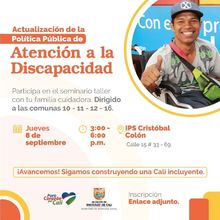 Actualizaci&oacute;n de la P&uacute;blica de la Atenci&oacute;n a la Discapacidad