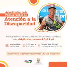 Actualizaci&oacute;n de la P&uacute;blica de la Atenci&oacute;n a la Discapacidad