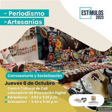 Est&iacute;mulos 2023 - Periodismo - Artesan&iacute;as