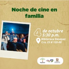 Noche de cine en familia