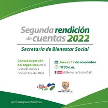 Segunda rendici&oacute;n de cuentas Secretaria de Bienestar Social