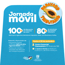CC Cosmocentro / Jornada M&oacute;vil - Facturaci&oacute;n y asesor&iacute;a en impuestos y multas de tr&aacute;nsito