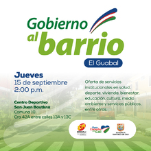 Gobierno al barrio El Guabal