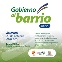 Gobierno al barrio Berl&iacute;n