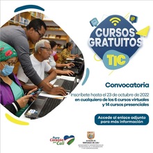 &Uacute;ltimas inscripciones a 14 cursos gratuitos TIC presenciales&nbsp;y&nbsp;6&nbsp;virtuales