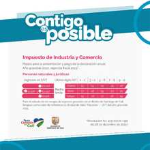 NIT 3 y 4 - Presentaci&oacute;n y pago de la declaraci&oacute;n anual de ICA del a&ntilde;o gravable 2022