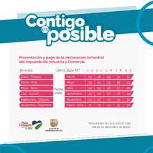 NIT 5 y 6 - Presentaci&oacute;n y pago de la declaraci&oacute;n bimestral de ICA