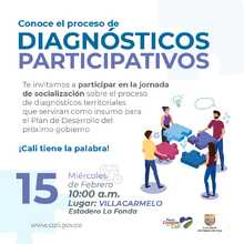 Conoce el proceso de diagn&oacute;sticos participativos Villacarmelo