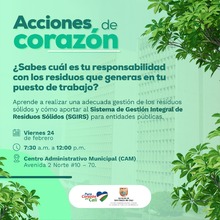 Jornada de sensibilizaci&oacute;n para entornos saludables 