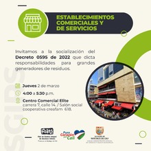 Capacitaci&oacute;n en  SGIRS para Establecimientos Comerciales y de Servicios 