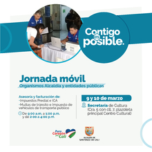 Jornada M&oacute;vil para Organismos Alcald&iacute;a y entidades p&uacute;blicas - Facturaci&oacute;n y asesor&iacute;a en impuestos y multas de tr&aacute;nsito