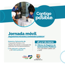 Jornada M&oacute;vil para Organismos Alcald&iacute;a y entidades p&uacute;blicas - Facturaci&oacute;n y asesor&iacute;a en impuestos y multas de tr&aacute;nsito