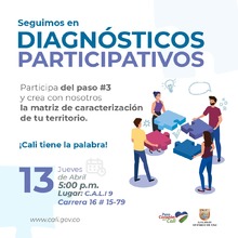 Diagn&oacute;sticos participativos C.A.L.I 9