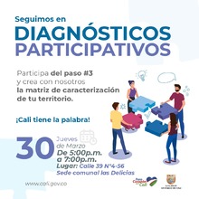 Diagn&oacute;sticos participativos Las delicias