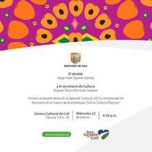 Lanzamiento de la Agenda Cultural 2023