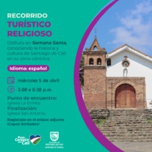 Recorrido tur&iacute;stico religioso