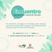 Encuentro Vocales de Control Social