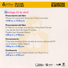 Cali es Cultura Popular  Ag&eacute;ndate con la Literatura Cale&ntilde;a - Festival Internacional del Libro de Bogot&aacute;