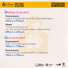 Cali es Cultura Popular  Ag&eacute;ndate con la Literatura Cale&ntilde;a - Festival Internacional del Libro de Bogot&aacute;