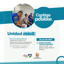 Supermercado La Gran Colombia / Unidad M&oacute;vil - Facturaci&oacute;n y asesor&iacute;a en impuestos y multas de tr&aacute;nsito