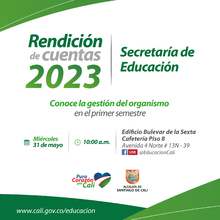 Primera rendici&oacute;n de cuentas de la Secretar&iacute;a de Educaci&oacute;n