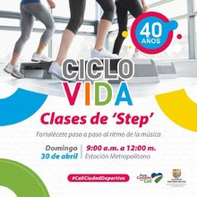 Ciclovida - 40 a&ntilde;os -  Clases de Step