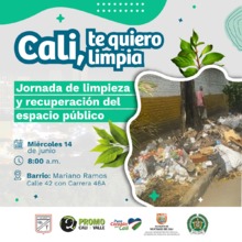 Jornada de limpieza y recuperaci&oacute;n del espacio p&uacute;blico / Mariano Ramos