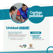 Supertienda Ca&ntilde;averal Cootraemcali / Unidad M&oacute;vil - Facturaci&oacute;n y asesor&iacute;a en impuestos y multas de tr&aacute;nsito