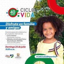 Ciclovida -40 a&ntilde;os- Cumplea&ntilde;os #487 de Cali