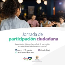 Jornada de Participaci&oacute;n Ciudadana 