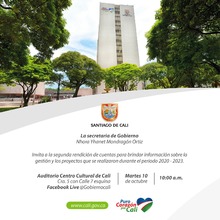 Segunda rendici&oacute;n de cuentas Secretar&iacute;a de Gobierno