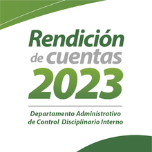 Segunda rendici&oacute;n de cuentas del Departamento Administrativo de Control Disciplinario Interno vigencia 2023