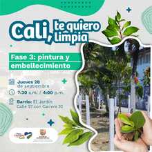 Jornada de limpieza y recuperaci&oacute;n del espacio p&uacute;blico barrio El Jard&iacute;n