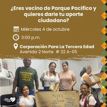 Convocatoria "Apropiandonos de Parque Pac&iacute;fico
