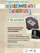 Progr&aacute;mate con la Bibliotecas Cale&ntilde;as