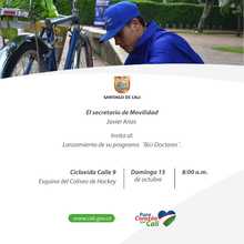 Lanzamiento de programa Bici Doctores