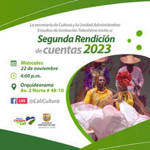 Segunda rendici&oacute;n de cuentas de la Secretar&iacute;a de Cultura