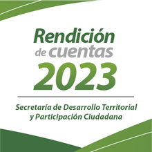 Segunda rendici&oacute;n de cuentas de la Sec. de Desarrollo Territorial y Participaci&oacute;n Ciudadana 2023