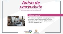 Aviso de convocatoria - Contratar la adquisici&oacute;n de equipos y elementos tecnol&oacute;gicos para los PAD y LID
